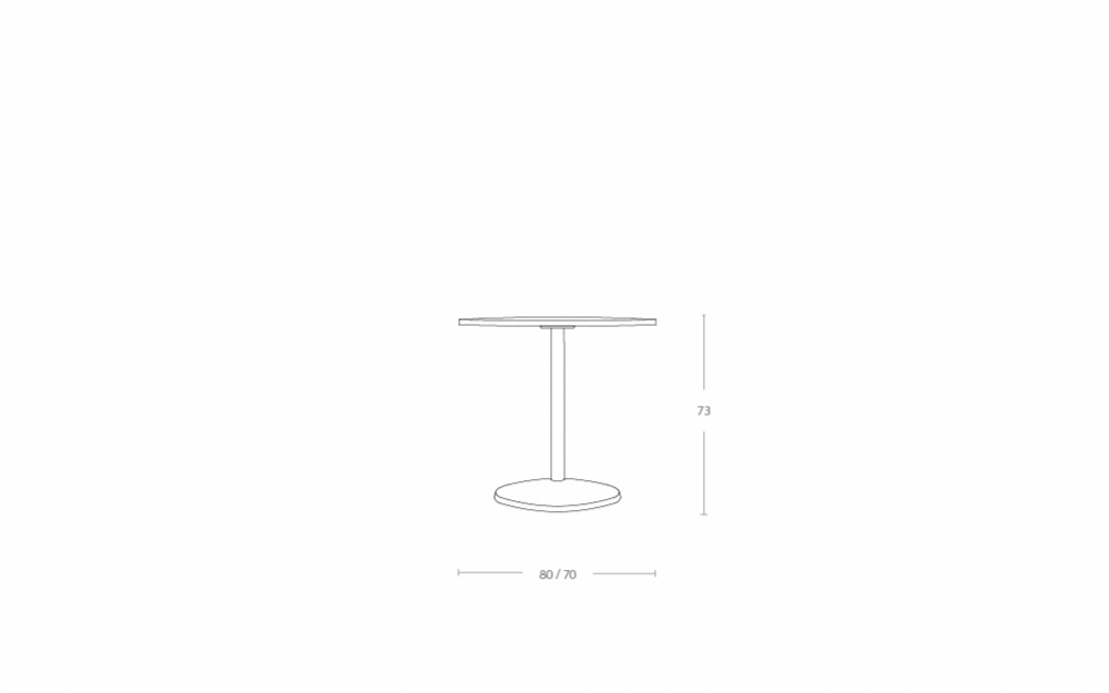 Dimensoes do produto mesa de refeio coin